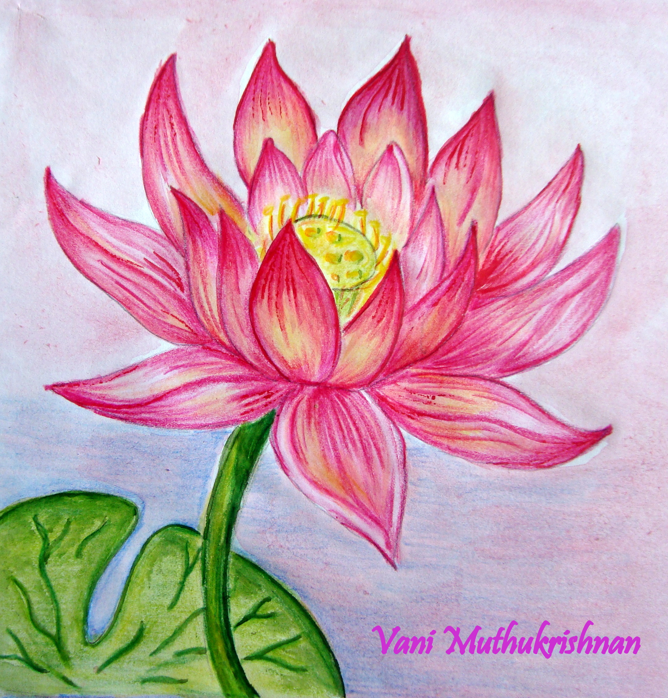 Colour pencil shading for kids
